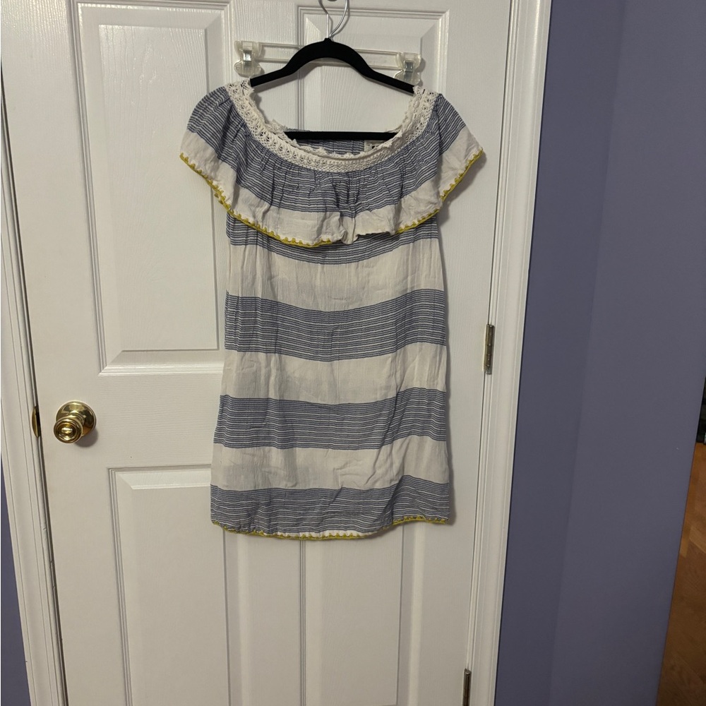 NWOT strapless white dress